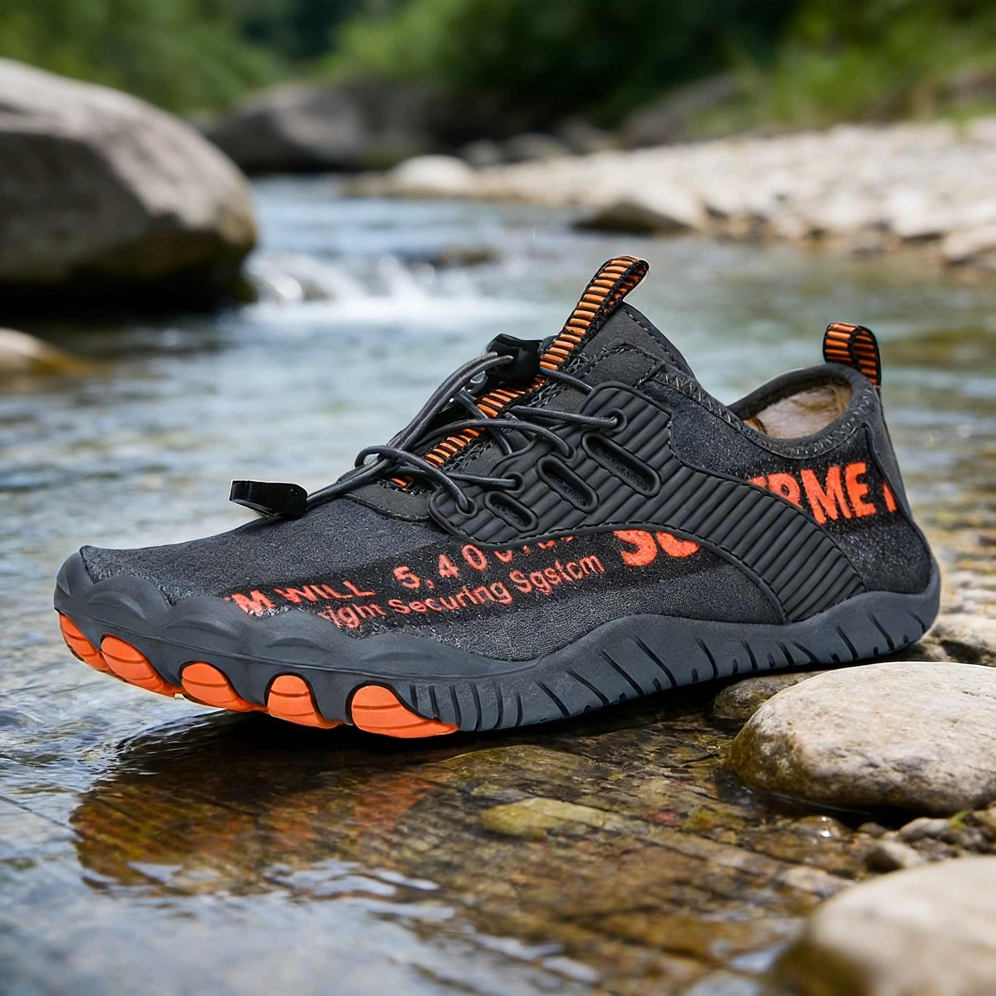 Men's Quick-Dry Water Shoes • Spring and Summer Outdoor Sports Hiking Shoes • Anti-Slip and Wear-Resistant Soles • Multifunctional Shoes for Canyon Wading, Gym Cross Training, Beach Water Sports
