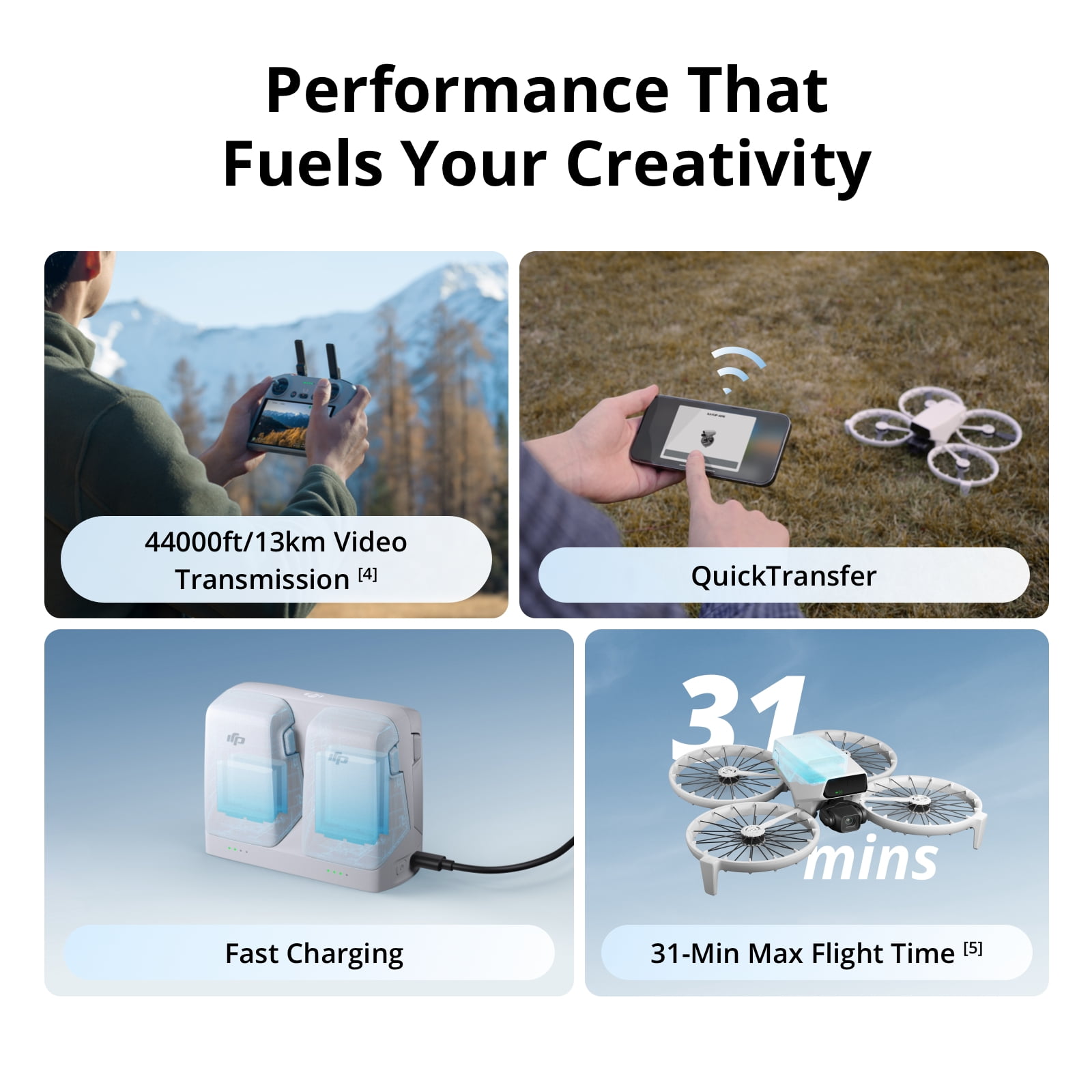 DJI Flip Drone with RC-N3 Remote Controller