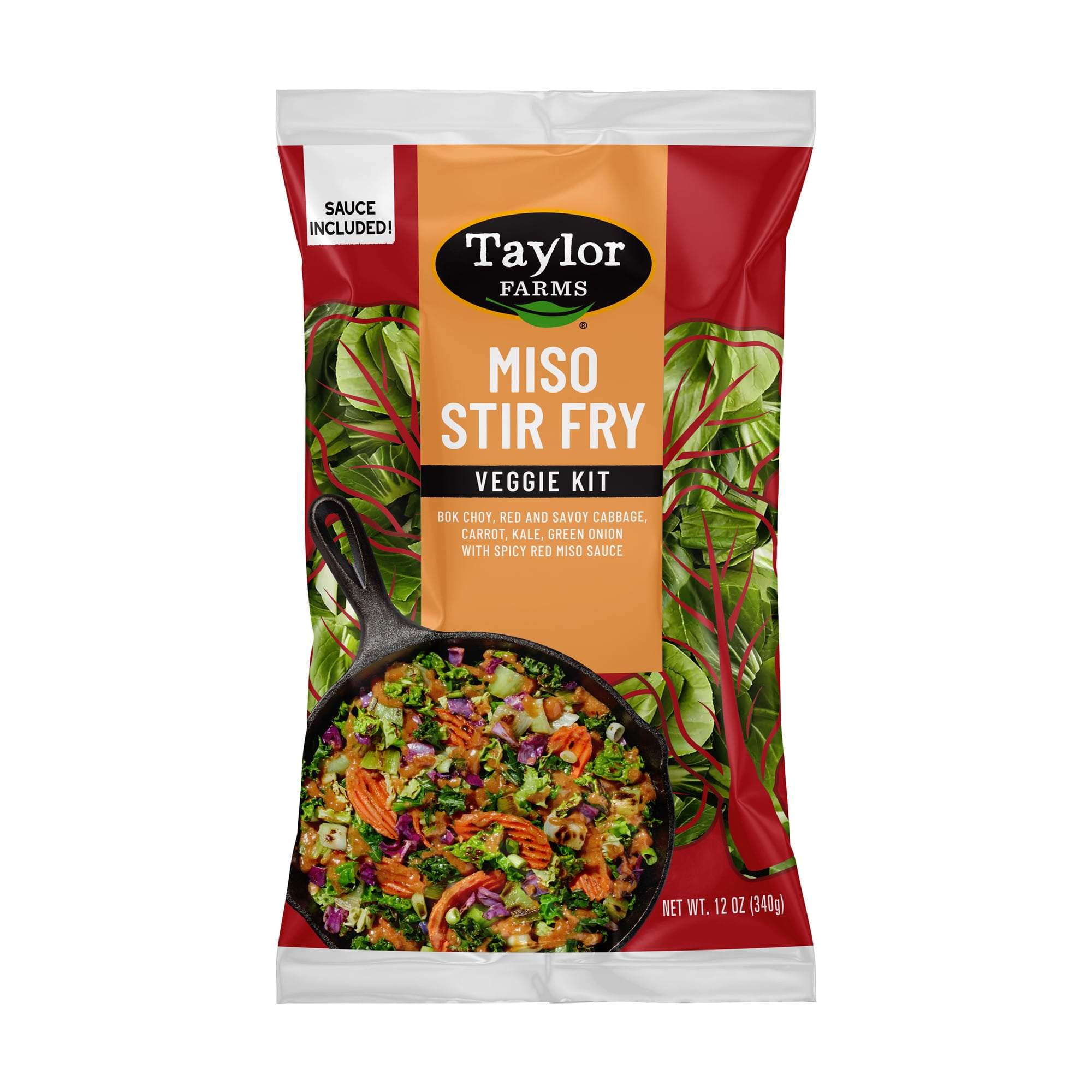 Taylor Farms Miso Stir Fry Veggie Kit, 12 oz, Fresh