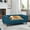 Blue, variant on Dog Bed for Large Dogs Up to 50 lbs, 28" W Memory Foam Dog Sofa Bed, Modern Elevated Dog Couch Bed with Wooden Legs, Rectangle Dog Sofa, Pet Bed for Medium and Large Dogs
