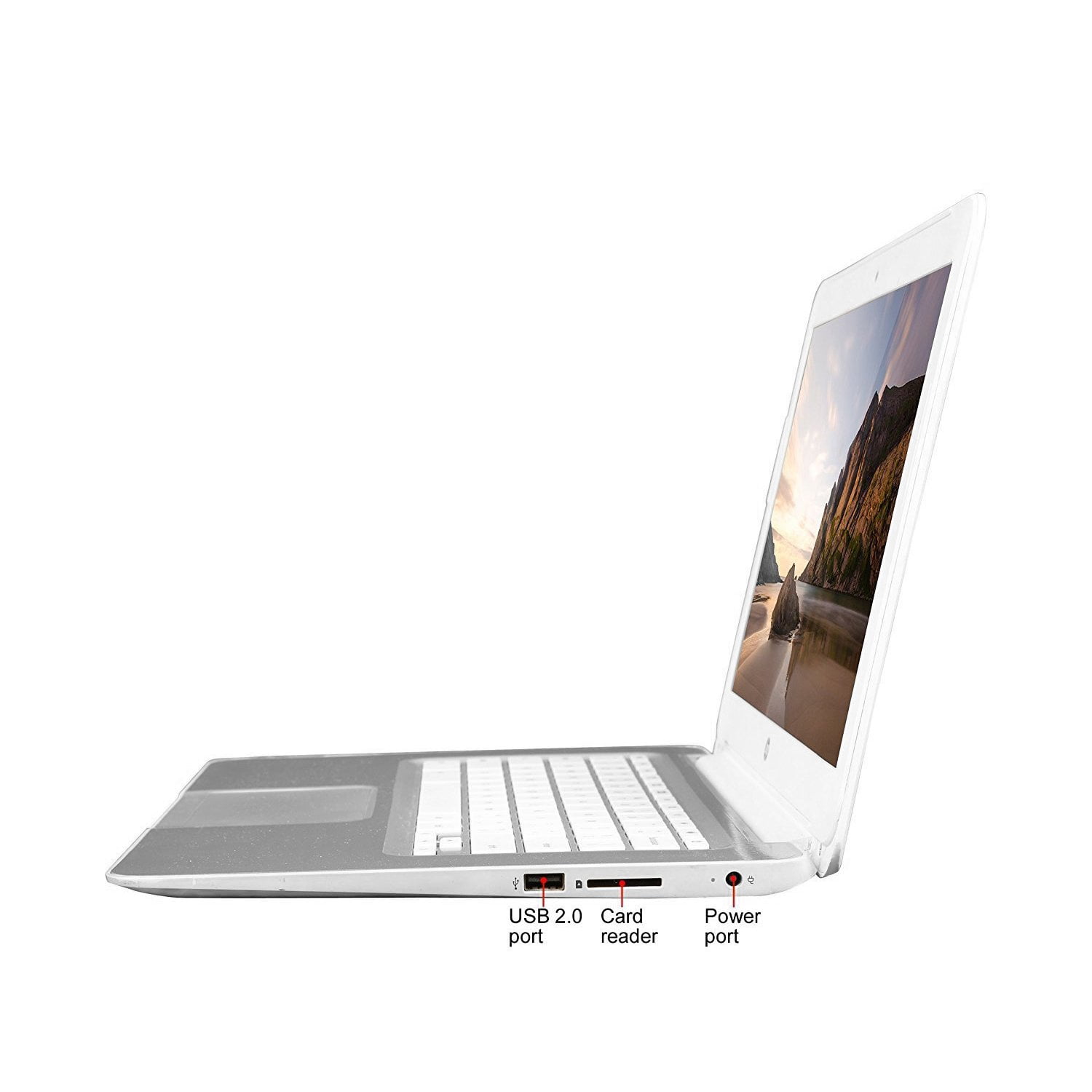 HP Chromebook 14インチ ホワイト Free Shipping! HP 14-db0050nr Snow White Chromebook, 14
