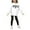 Z6 White, variant on Outfits for Girls Set City Letter Printed Crew Neck Long Sleeve Hoodie Leggings White Kids Fall Clothing size 5-6 Years
