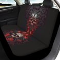 thumbnail image 4 of Pzuqiu Fiery Skull Car Seat Covers Easy to Install Front and Rear Seat Cover Set Fashion Interior Auto Interior Accessories Fit for Trucks most Cars, 4 of 10