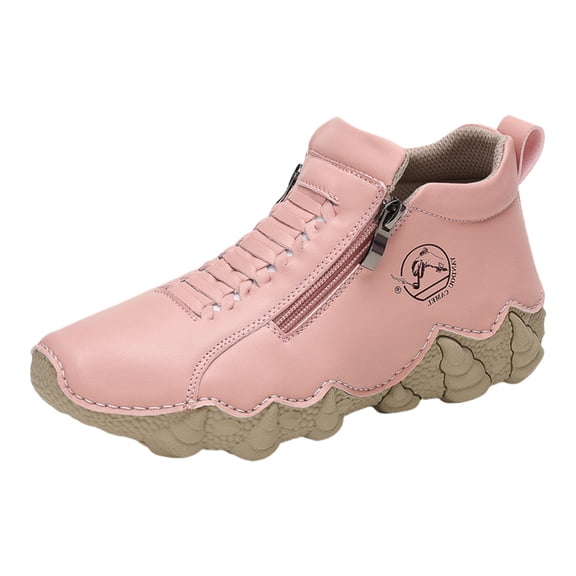 NOKIO Women's Ankle B𝗈𝗈𝑡𝑠 Comfortable Anti-S𝗅ip Shoes Fashion Side Zipper Short B𝗈𝗈𝑡𝑠 Chukka B𝗈𝗈𝑡𝑠 Casual utdoor Walking Shoes for Driving Running Work