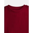 thumbnail image 2 of Wonder Nation Girls Rib Knit Top and Pants Set, 2-Piece, Sizes 4-18 & Plus, 2 of 3