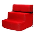 thumbnail image 4 of Maoww Portable Washable Pet Dog Stairs Ladder Ramp 3 Steps for Indoor Red 35 x 30 x 30cm 1Set, 4 of 6