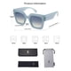 thumbnail image 5 of Gafas de sol SOJOS Vintage Oversized Square SJ2194 para mujer, 5 of 5