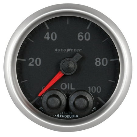 AUTO METER 5652 2-1/16IN OIL PRESS, 0-100 PSI, ELITE