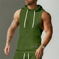 thumbnail image 6 of Afdoent Men's Tank Top Male Slim Sleeveless Lightweight Hoodie Sweatshirt Vest Hoodie Casual Streetwear, 6 of 9