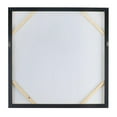 thumbnail image 4 of Gold Flakes Framed Oil Painting - 39.5"H x 39.5"W x 1.5"L - Gray/Gold/Blue, 4 of 5