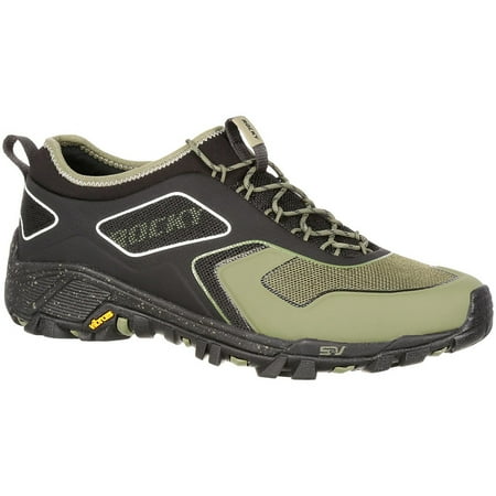 Mesh Men Sneakers - Rocky Men's 4'' Dual-density Trail Runner Sneakers Black Neoprene Mesh 10.5 M