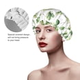 thumbnail image 4 of Balery St Patrick'S Day3 Shower Caps, Double Layer Waterproof Shower Cap, Double Layers Reusable Shower Cap With Soft Comfortable For Long Thick Hair Soft Bath Shower Hair Caps, 4 of 9