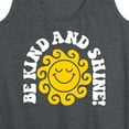 thumbnail image 3 of Instant Message - Inspirational - Be Kind & Shine - Women's Racerback Tank Top, 3 of 6