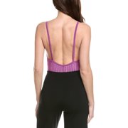 Sandro womens Sweater Bodysuit, 3, Purple