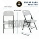 thumbnail image 2 of Silla Plegable Resina Reforzada Exterior Fiesta Resistente Color Blanco, 2 of 6