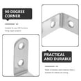 thumbnail image 3 of Miangastore 10pcs 90 Degree Corner Brace Corner Brackets Small Shelf Brackets Right Angle Brackets, 3 of 9