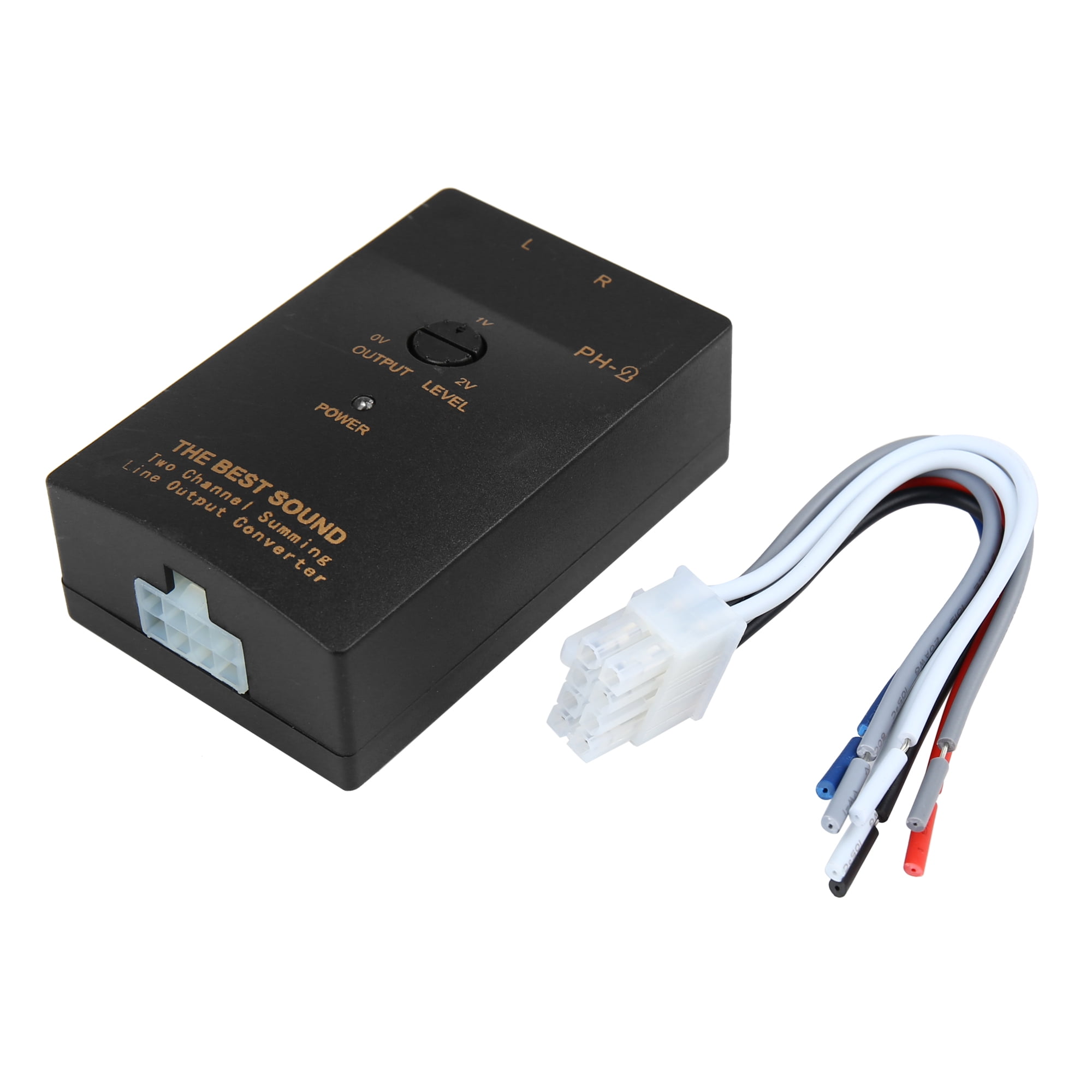 Hi to Low level adapter Speaker to RCA converter ON SALE Line output converter
