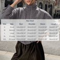 thumbnail image 3 of QIYAGBSA Gingham Cropped jacket for Women Stand Collar Zip Up Long Sleeve Elastic Hem with Pockets for Fall Dinner and Weekend Wear, 3 of 9