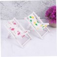 thumbnail image 4 of OUNONA 2 Pcs Chaise Miniature en Forme de Chaise de Plage pour Activités de Plage, 4 of 8