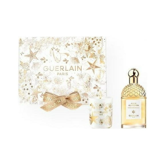 Aqua Allegoria Mandarine Basilic by Guerlain for Women 2 Piece Set Includes: 4.2 oz Eau de Toilette Spray   2.6 oz Scented Candle