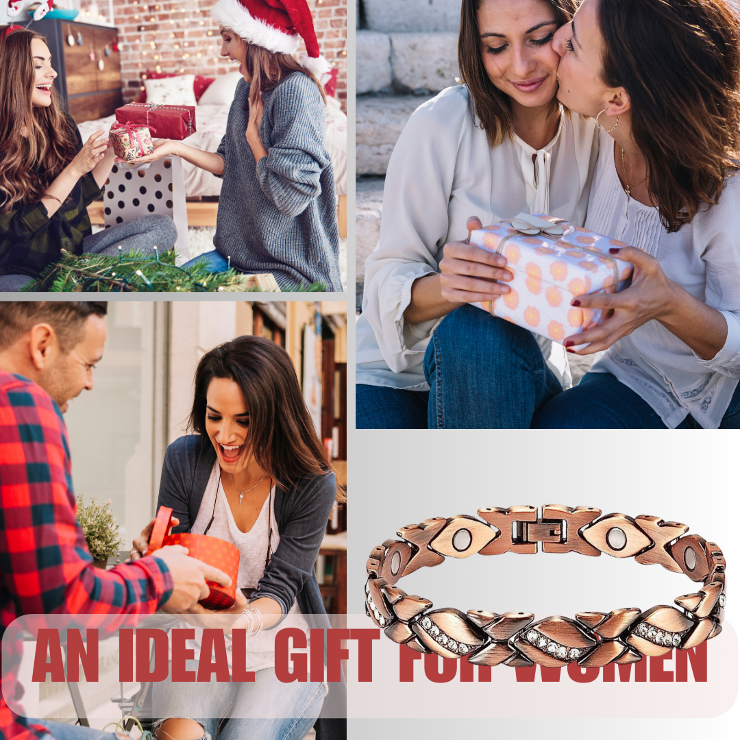 Copper Magnetic Anklet for Women, Fashion Anklets Jewelry, Gift for Mom Wife