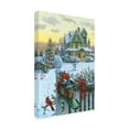 thumbnail image 2 of Ruth Sanderson 'Christmas Mailbox' Canvas Art, 2 of 3