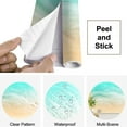 thumbnail image 4 of Peel and Stick Wallpaper Canvas Abstract pastel marble bubble foam Summer beach Modern Art Wall Mural Decor Self Adhesive and Removable 69in x 98in, 4 of 6