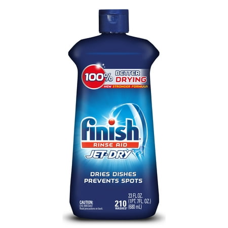 Finish Jet-Dry Rinse Aid, 23oz, Dishwasher Rinse Agent & Drying (Best Dishwasher For Drying Plastic)