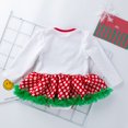 thumbnail image 5 of Odeerbi Toddler Newborn Baby Girls Princess Letter Tutu Dress Set Christmas Outfits Four-piece Suit, 5 of 9