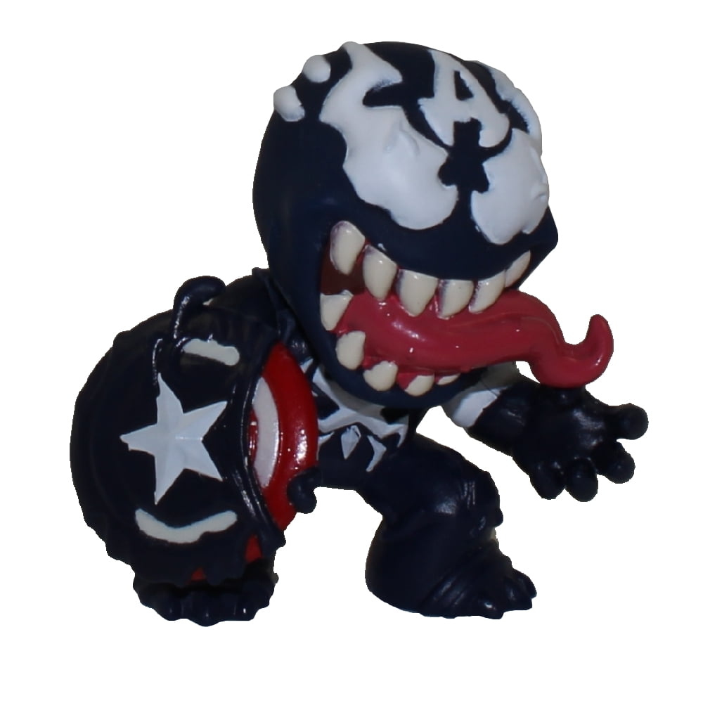 Funko Mystery Minis Vinyl Bobble Figure - Marvel's Venomized CAPTAIN AMERICA (2.5 inch) 1/6