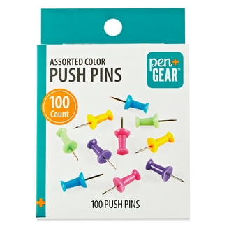CHINCHES PARA MAPAS CON CABEZA DE COLOR CAJA X 50 UNIDADES – Papeleria RM
