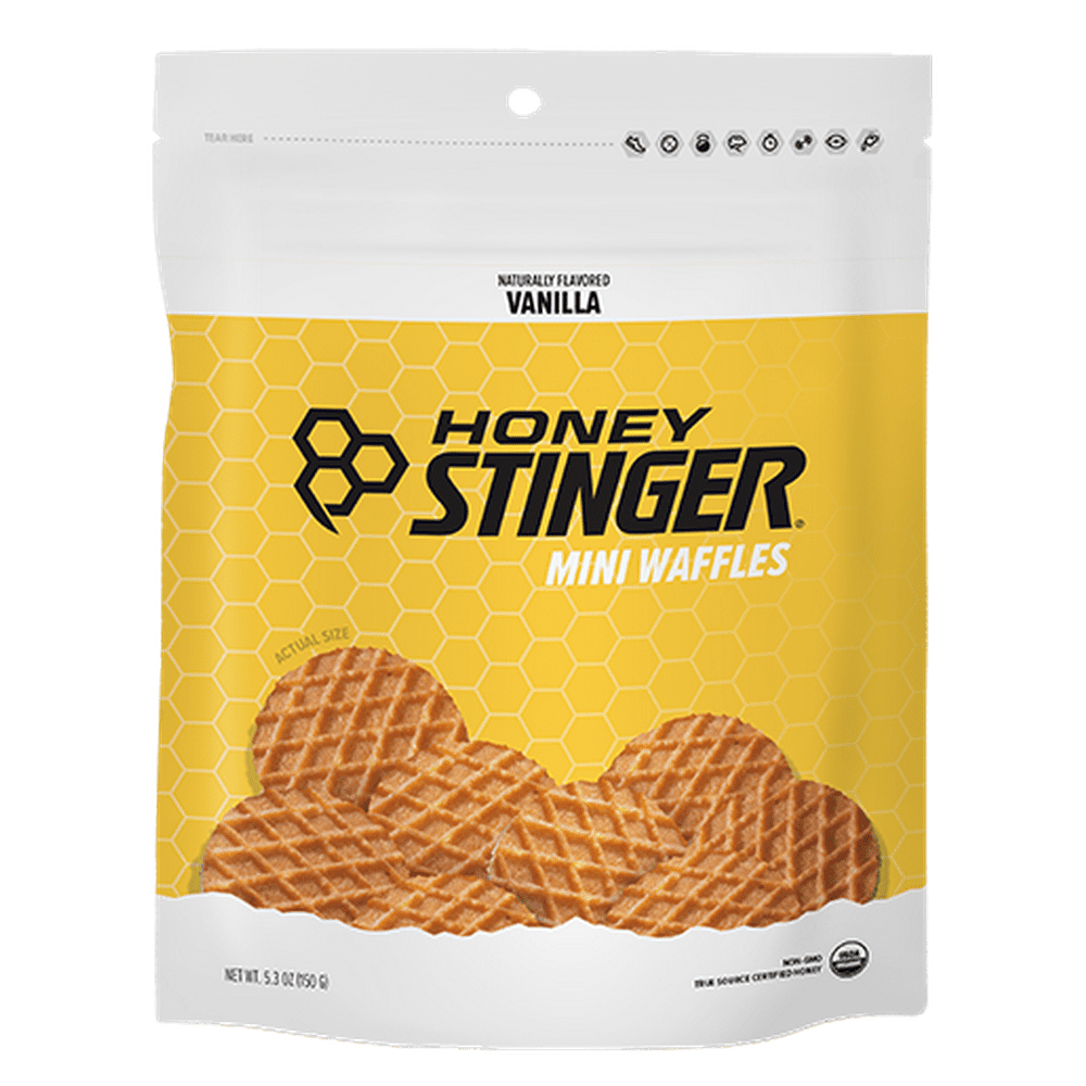 Honey Stinger Mini Waffles, Vanilla, 5.3 ounce bag