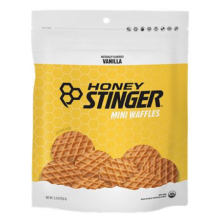 Honey Stinger Mini Waffles, Vanilla, 5.3 ounce Bag
