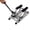 Gray + Steel, variant on 1500 LBS Capacity Hydraulic Motorcycle Lift Jack, Portable ATV Scissor Lift Table with 4 Wheels, Foot-Operated Hoist Stand for Motorcycles, ATVs, Cruisers - Gray Steel