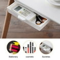 thumbnail image 6 of Gerich Under Desk Drawer, Attachable Under Desk Storage, Hidden Self-Adhesive Desk Drawer Slide-out, Stick on Drawer Under Desk Organizer for Office Home Closet Stationery, 6 of 9