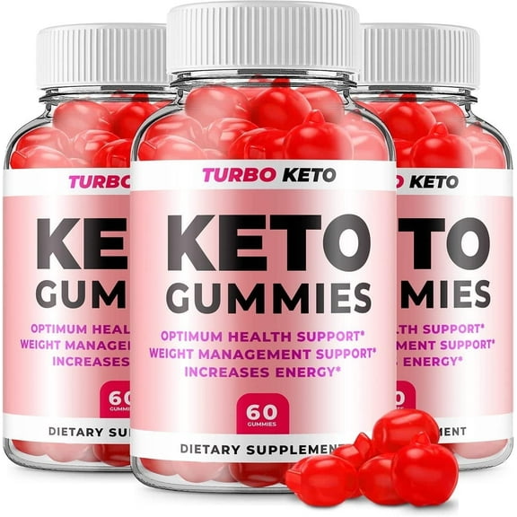 3 Pack Turbo Keto ACV Gummies Turbo ACV   Keto Advanced Keto Formula Plus Apple Cider Vinegar Keto Gummies Dietary Supplement B12 Beet Root Juice Men Women 180 Gummies