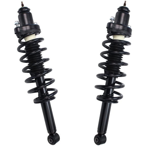 Detroit Axle - Rear Struts for 2011-2014 Chrysler 200, 2007-2010 Sebring, 2008-2014 Dodge Avenger, Complete 2 Struts with Coil Spring Replacement Ready Strut Shocks Assembly
