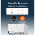 thumbnail image 5 of IKT Self Cleaning 5 Gallon Bottom Load Water Dispenser with Ice Maker ，22lbs Daily Capacity，3-Temp（Hot/Room/Cold），Child Safety，Lock Empty Bottle Light，White, 5 of 10