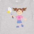 thumbnail image 4 of Inktastic Tennis Girl Girls Baby T-Shirt, 4 of 5