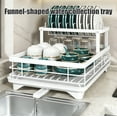 thumbnail image 4 of Fwttom Draining Rack Bowl Rack Chopsticks Draining Bowl Storage Rack Kitchen Bowl and Dishes Storage Rack Cleaning Rack Draining Basket, 4 of 6