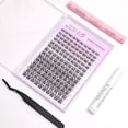 thumbnail image 6 of Veyesbeauty LuxeBold Cluster Black Color Lash Kit Bond & Seal Reusable Self Application at Home, 6 of 6