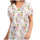 thumbnail image 2 of Pntutb Mujeres Plue Tamaño Animal Print Casual Manga corta Cuello en V Carer top Pntutb Pntutb-893, 2 of 5