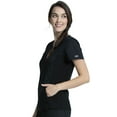 thumbnail image 4 of Cherokee Workwear Revolution Women's Scrubs Top V-Neck Knit Panel WW2875, 4 of 5