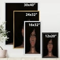 thumbnail image 4 of Designart 'Portrait of Afro American Woman II' Modern Framed Canvas Wall Art Print, 4 of 5