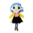 thumbnail image 6 of 28cm Coraline Plush Stuff Cartoon Figure Kawaii Doll Soft Pillow Ugly Kids Cute Collectible Dolls Decoration Toys Birthday Gifts, 6 of 10