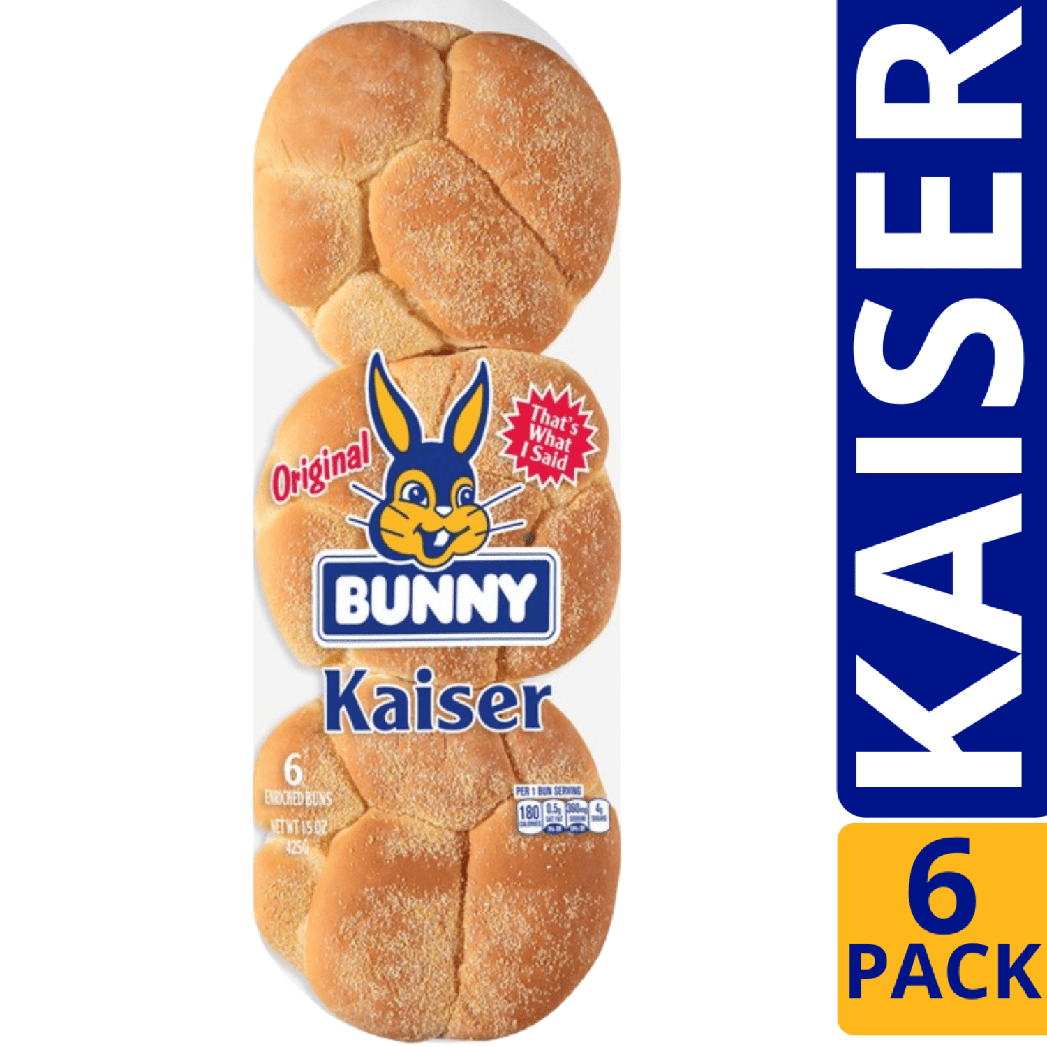 Bunny Kaiser Buns, 6 ct, 15 oz.
