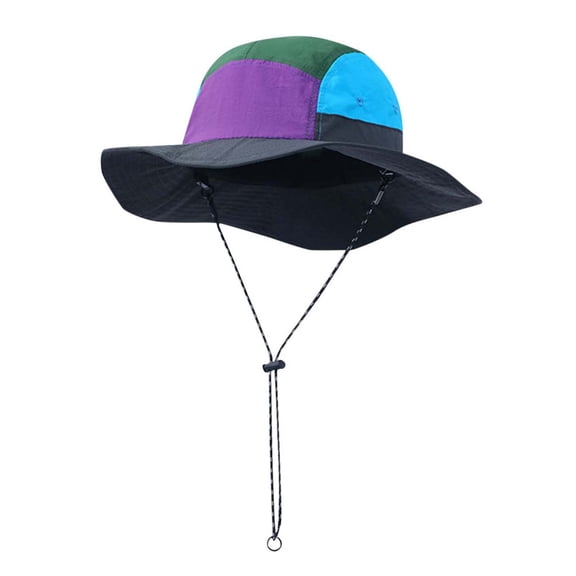 Green Sun Hat For Men And Women Unisex Green Solid Color Adjustable Quick Dry Breathable Hiking Fisherman Outdoor Polyester One Size Fits All