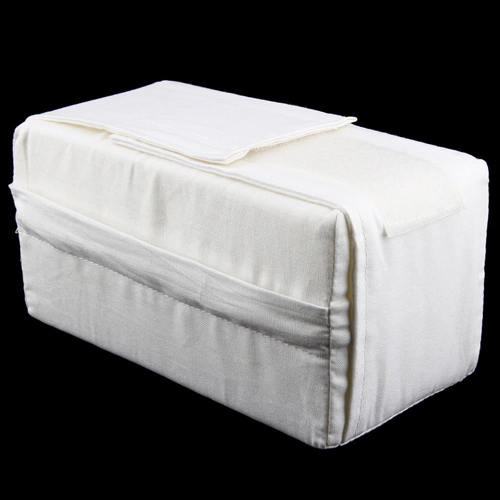 WALFRONT Women & Men Knee Sponge Pillow Cushion, Ankle Knee Leg Sleeping Aid Support Pain Relief Soft Cotton Pad (White)