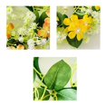 thumbnail image 6 of Gnwei Spring Summer Artificial Flowered Wreath Mini Floral Wedding Candle Rings Wreaths 3.5inch Kitchen Cabinet Swags Wreath Pillar Candle Holder for Wedding Home Door Tabletop Decoration, 6 of 9