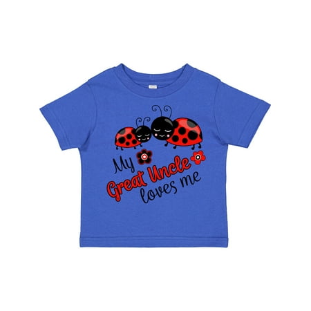 

Inktastic My Great Uncle Loves Me with Cute Ladybugs Boys or Girls Toddler T-Shirt